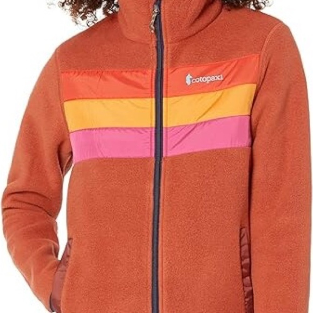 Cotopaxi Vibrant Orange Fleece Jacket